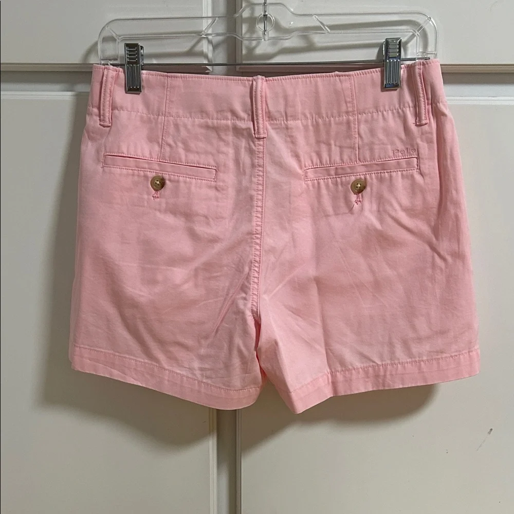 Polo by Ralph Lauren Light Pink Preppy Cotton Shorts NWOT 0